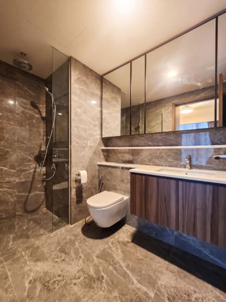 Lentor Modern, Lentor Central, 2 Bedrooms, 732 sqft, Condominium For Rent, by Nancy Huang, 500153372 - Master Bathroom - PropertyGuru.com.sg