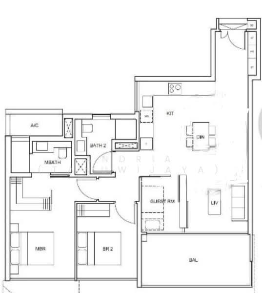 Cairnhill Nine, 15 Cairnhill Road, 2 Bedrooms, 1,044 sqft, Condominium For Sale, by Andria (Tanuwijaya), 500153394 - PropertyGuru.com.sg