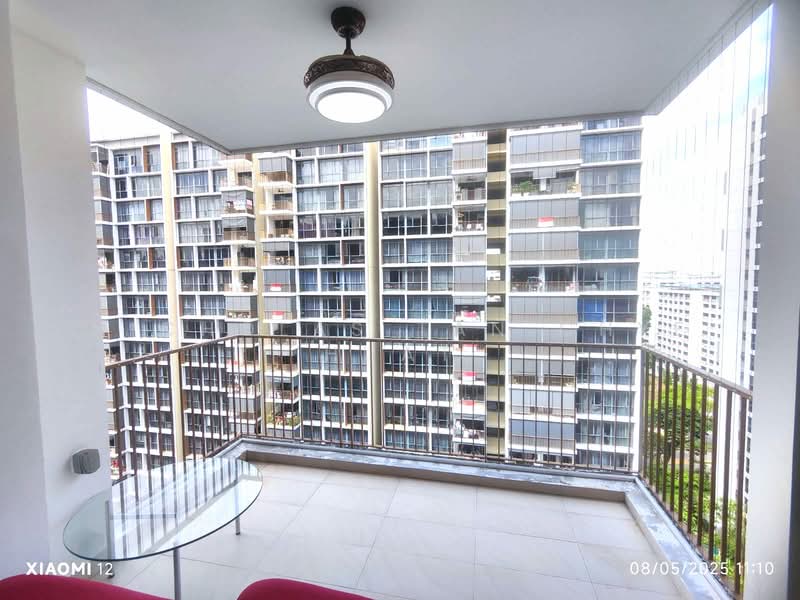 Wandervale, 357 Choa Chu Kang Avenue 3, 3 Bedrooms, 1,087 sqft, Executive Condominium For Rent, by Nicholas Tan Chye Huat, 500153402 - Balcony - PropertyGuru.com.sg