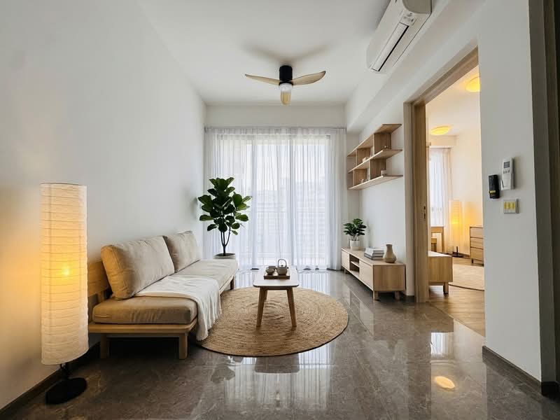 Sengkang Grand Residences, 84 Compassvale Bow, 1 Bedroom, 474 sqft, Condominium For Rent, by Eric Lim, 500153412 - Living Room - PropertyGuru.com.sg