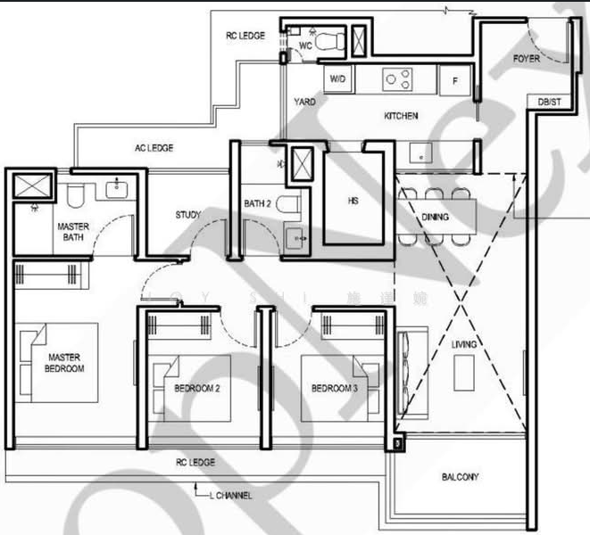 Grand Dunman, 18 Dunman Road, 3 Bedrooms, 1,119 sqft, Condominium For Sale, by Joy Shi 施谨婉, 500153423 - PropertyGuru.com.sg