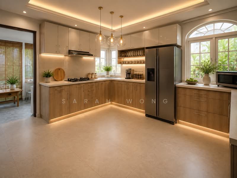 Kembangan, , 7 Bedrooms, 3,300 sqft, Terraced House For Sale, by Sarah Wong, 500153425 - Kitchen - PropertyGuru.com.sg