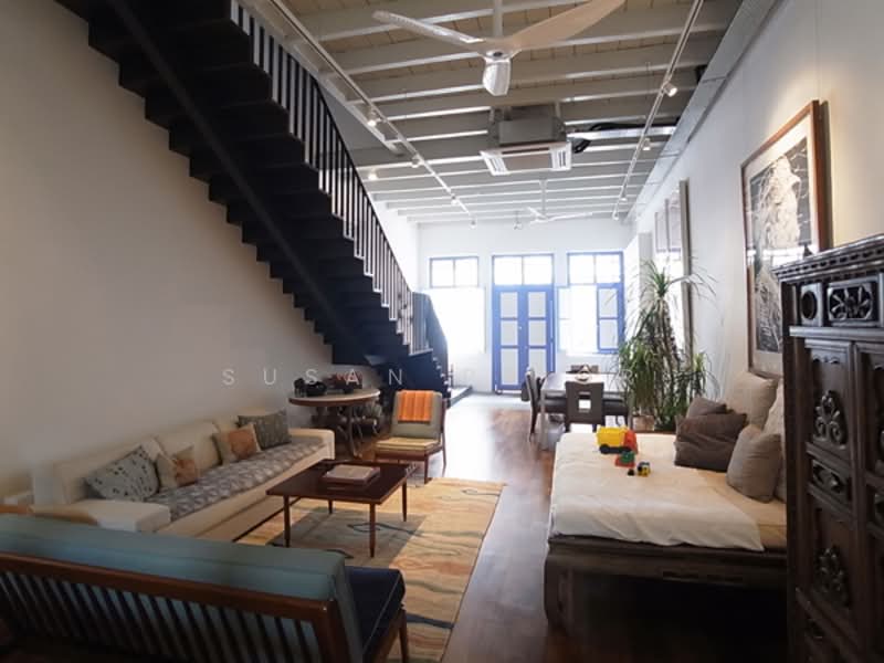 Joo Chiat Shophouse with Maidsroom - Wow Factor, Tembeling Road Conservation House, Koon Seng Road, 3 Bedrooms, 3,300 sqft, Conservation House For Rent, by Susan Prior, 500153441 - Living Room - PropertyGuru.com.sg