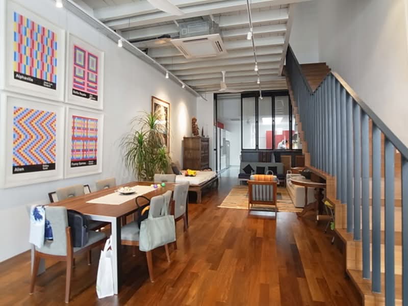 Joo Chiat Shophouse with Maidsroom - Wow Factor, Tembeling Road Conservation House, Koon Seng Road, 3 Bedrooms, 3,300 sqft, Conservation House For Rent, by Susan Prior, 500153441 - Dining Room - PropertyGuru.com.sg
