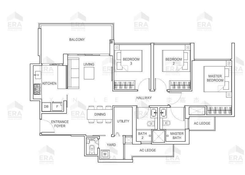 Rivercove Residences EC, 36 Anchorvale Ln, 3 Bedrooms, 1,076 sqft, Condominium For Sale, by Ryan Lee KK 李嘉杰, 500153466 - PropertyGuru.com.sg