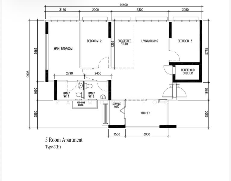 446A Bukit Batok West Avenue 8, 446A Bukit Batok West Avenue 8, 3 Bedrooms, 1,216 sqft, HDB Flat For Sale, by Raymond Foo, 500153494 - PropertyGuru.com.sg
