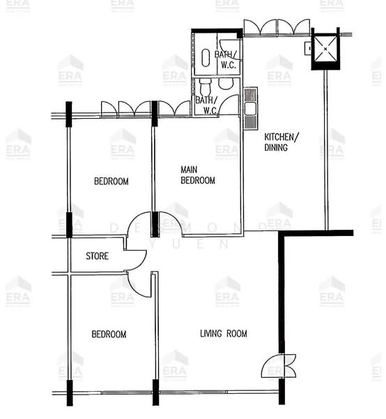 121 Bedok North Road, 121 Bedok North Road, 3 Bedrooms, 990 sqft, HDB Flat For Sale, by Desmond Yuen, 500153498 - PropertyGuru.com.sg