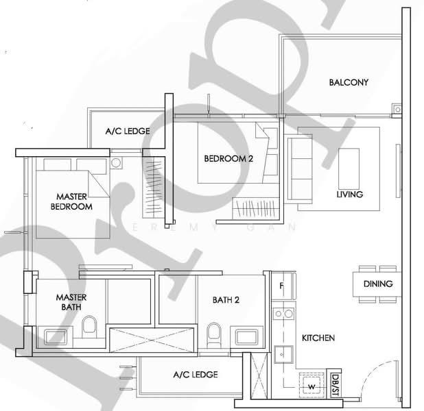 The Alps Residences, 107 Tampines Street 86, 2 Bedrooms, 700 sqft, Condominium For Sale, by Jeremy Gan, 500153539 - PropertyGuru.com.sg