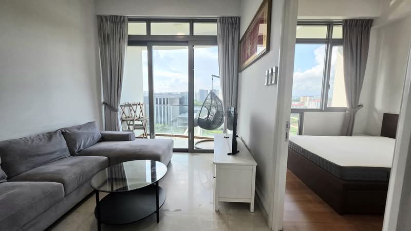 Kingsford Hillview Peak, 103 Hillview Rise, 1 Bedroom, 517 sqft, Condominium For Sale, by Kai Ng, 500153550 - Living Room - PropertyGuru.com.sg