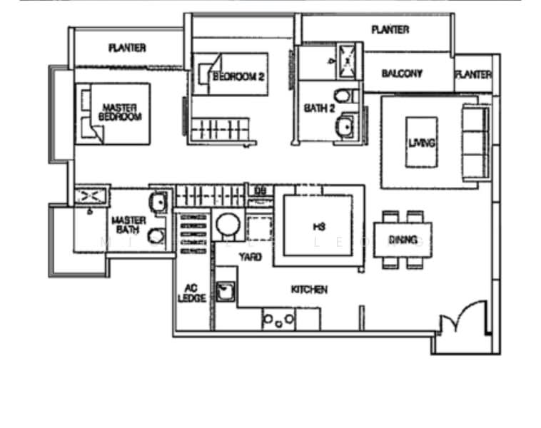 The Estuary @ Yishun, 1 Yishun Avenue 1, 2 Bedrooms, 926 sqft, Condominium For Rent, by Michelle Leong, 500153574 - PropertyGuru.com.sg