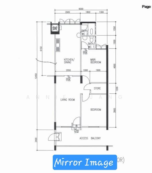 124 Ang Mo Kio Avenue 6, 124 Ang Mo Kio Avenue 6, 2 Bedrooms, 721 sqft, HDB Flat For Sale, by Annie Huang, 500153576 - PropertyGuru.com.sg