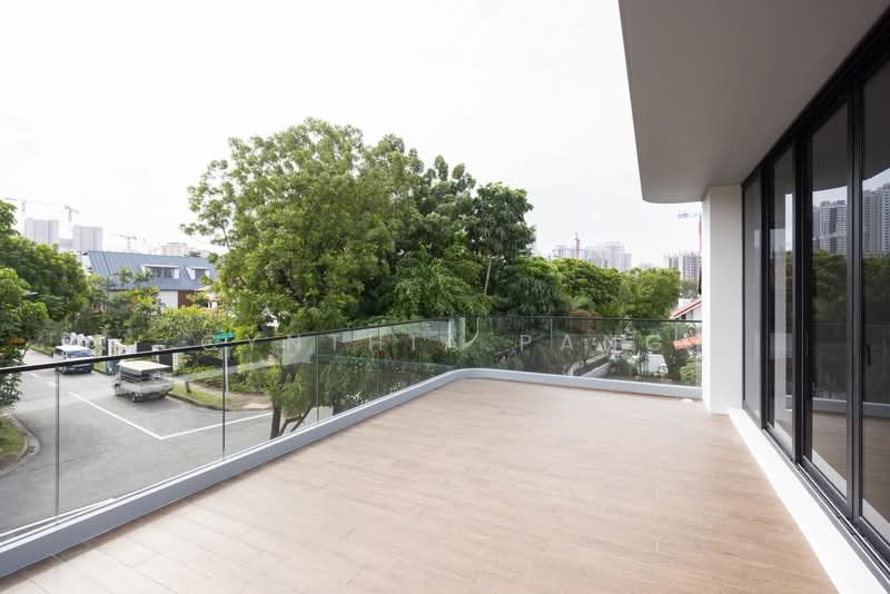Brand new freehold detached with pool and lift in Holland, , 5 Bedrooms, 12,109 sqft, Detached House For Sale, by Cynthia Pang, 500153578 - Balcony - PropertyGuru.com.sg