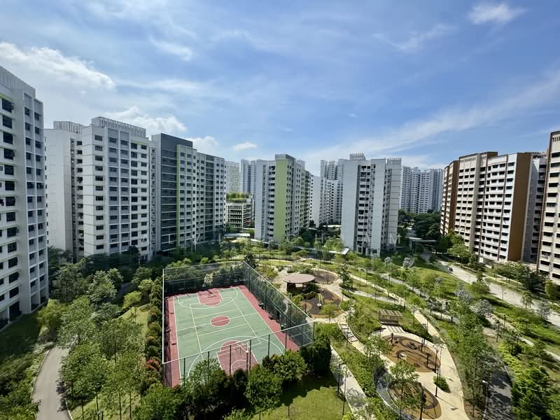 459B Sengkang West Way, 459B Sengkang West Way, Room Rental, 110 sqft, HDB Flat For Rent, by Alvin Chiam, 500153581 - View from Bedroom Window - PropertyGuru.com.sg