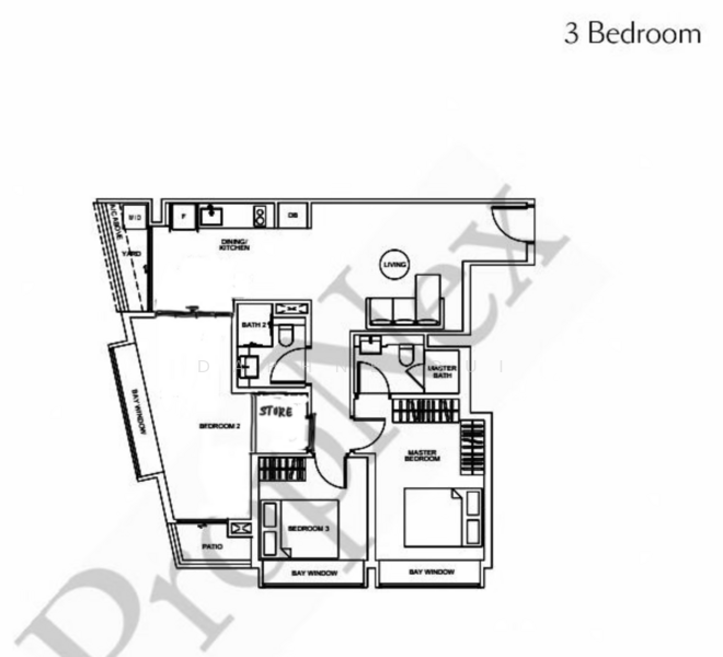 Tedge, 326 Changi Road, 3 Bedrooms, 947 sqft, Condominium For Sale, by Daphne Gui, 500153602 - PropertyGuru.com.sg