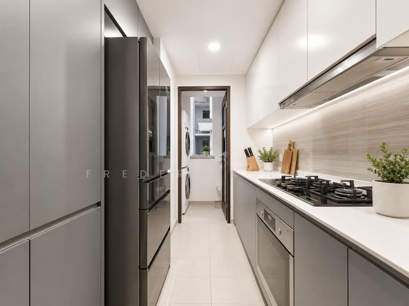 The Brownstone, 156 Canberra Drive, 3 Bedrooms, 883 sqft, Executive Condominium For Sale, by Frederick Neo, 500153606 - Kitchen - PropertyGuru.com.sg
