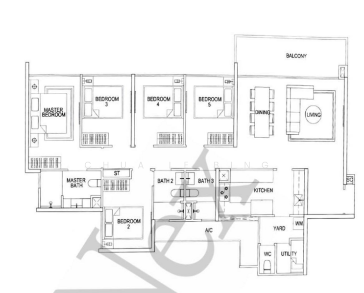 SkyPark Residences, Sembawang Drive, 5 Bedrooms, 1,593 sqft, Executive Condominium For Sale, by Chua Le Bing, 500153612 - PropertyGuru.com.sg