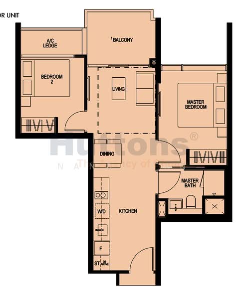 Kent Ridge Hill Residences- Penrhouse, , 2 Bedrooms, 732 sqft, Condominium For Rent, by Nancy Tan, 500153618 - PropertyGuru.com.sg