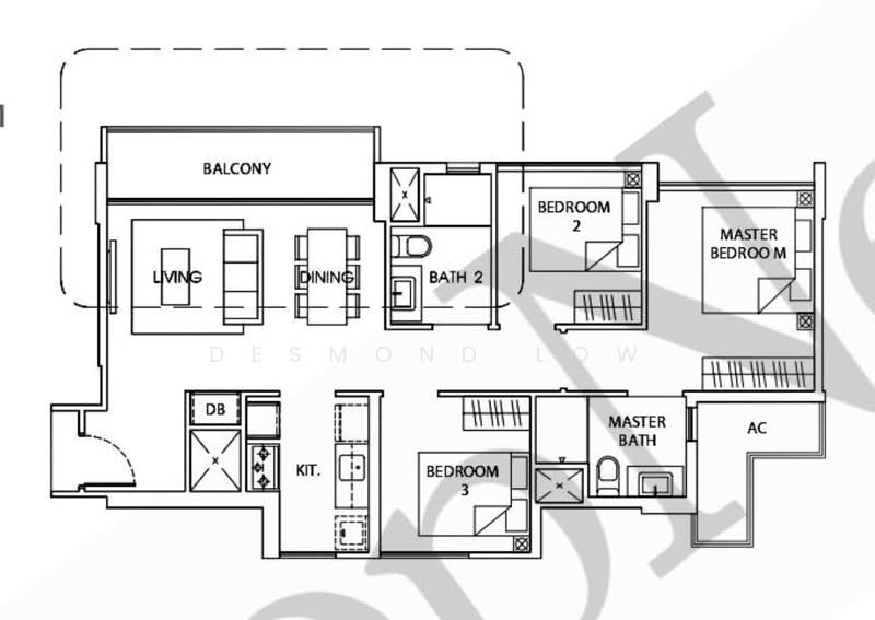 The Vales, 87 Anchorvale Crescent, 3 Bedrooms, 904 sqft, Condominium For Sale, by Desmond Low, 500153625 - PropertyGuru.com.sg