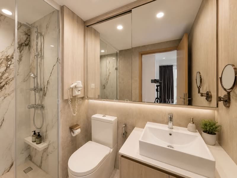 The Vales, 87 Anchorvale Crescent, 3 Bedrooms, 904 sqft, Condominium For Sale, by Desmond Low, 500153625 - Bathroom - PropertyGuru.com.sg