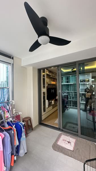The Terrace, 90 Edgedale Plains, 3 Bedrooms, 1,076 sqft, Executive Condominium For Sale, by GS Chan, 500153639 - Balcony - PropertyGuru.com.sg