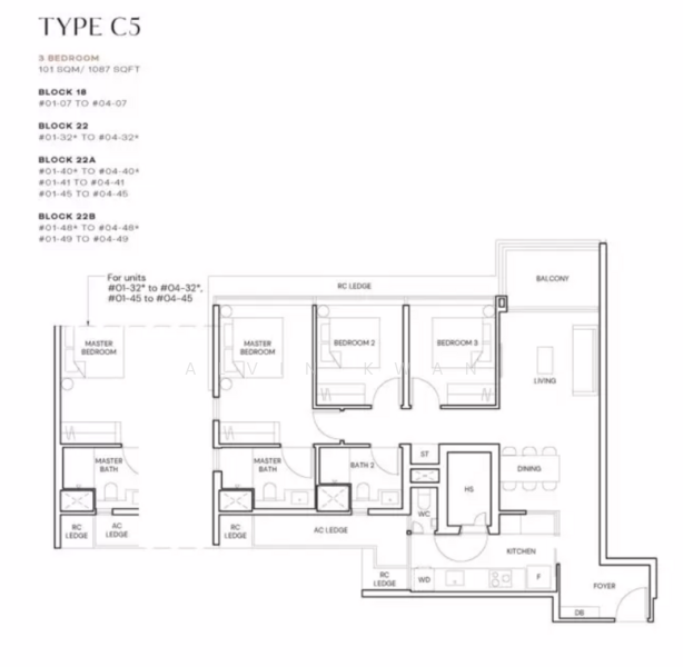 Terra Hill, 18 Yew Siang Road, 3 Bedrooms, 969 sqft, Condominium For Sale, by Alvin Kwan, 500153653 - PropertyGuru.com.sg