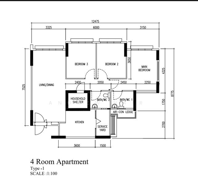 502A Yishun Street 51, 502A Yishun Street 51, 3 Bedrooms, 990 sqft, HDB Flat For Sale, by Andrew Nair, 500153667 - PropertyGuru.com.sg