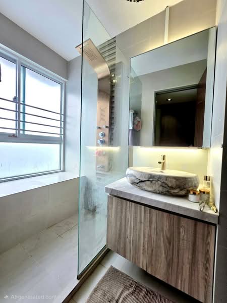 Undervalued Renovated 5 Room near MRT, , 3 Bedrooms, 1,206 sqft, HDB Flat For Sale, by Aina Lie 李艾娜, 500153699 - Bathroom - PropertyGuru.com.sg
