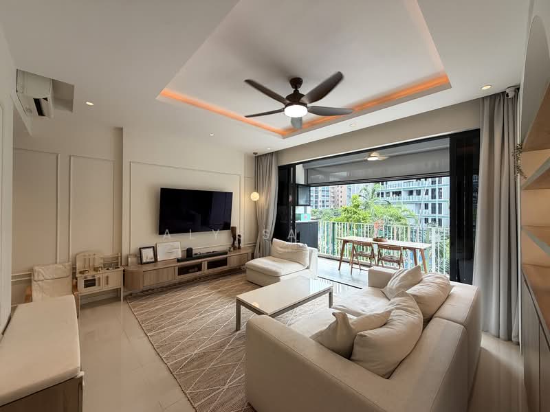 The Jovell, 27 Flora Drive, 4 Bedrooms, 1,270 sqft, Condominium For Sale, by Alyssa Ng, 500153740 - Living Room - PropertyGuru.com.sg