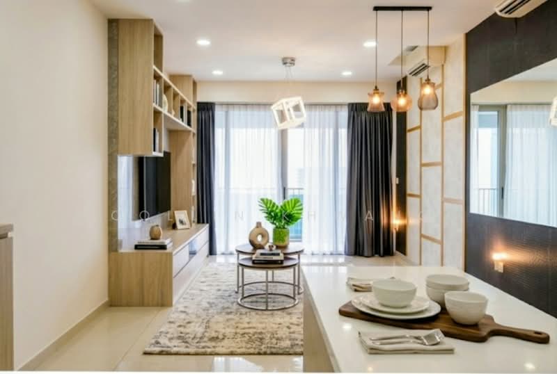 V on Shenton, 5 Shenton Way, 3 Bedrooms, 1,216 sqft, Condominium For Rent, by Collin Khwang, 500153772 - Living Room - PropertyGuru.com.sg