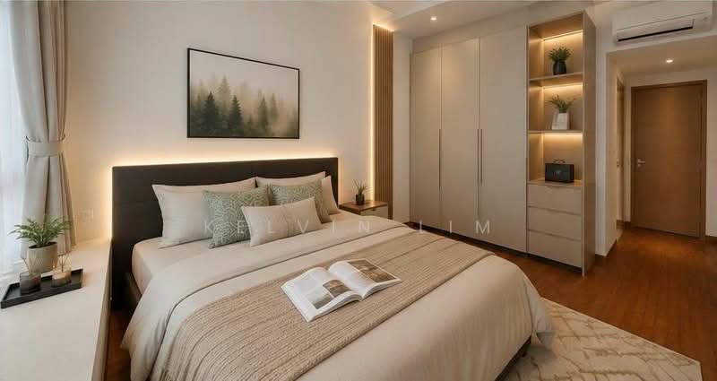Viz at Holland, 221 Queensway, 2 Bedrooms, 861 sqft, Condominium For Sale, by Kelvin Lim, 500153781 - AI edited "Bedroom picture" - PropertyGuru.com.sg
