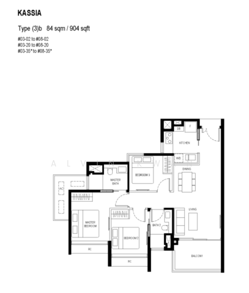 Kassia, 31 Flora Drive, 3 Bedrooms, 1,055 sqft, Condominium For Sale, by Alvin Kwan, 500153796 - PropertyGuru.com.sg