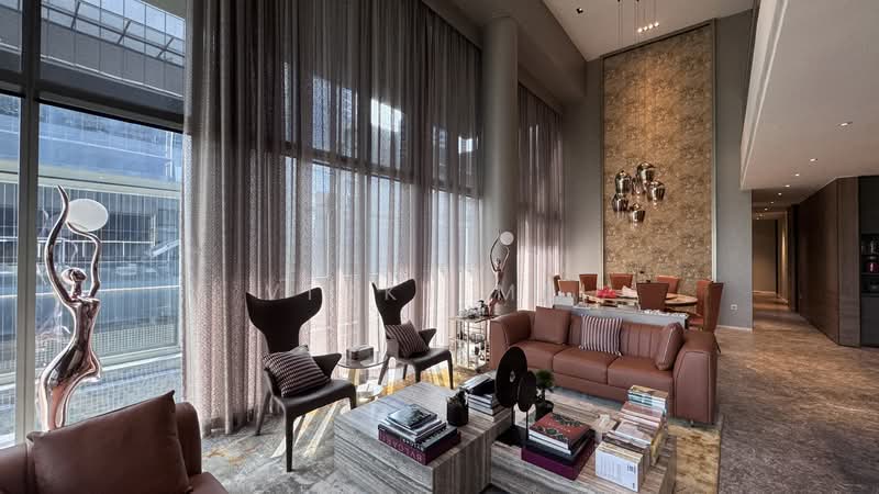 Leedon Residence, 6 Leedon Heights, 5 Bedrooms, 4,704 sqft, Condominium For Rent, by Vicky Mei, 500153800 - Living Room - PropertyGuru.com.sg