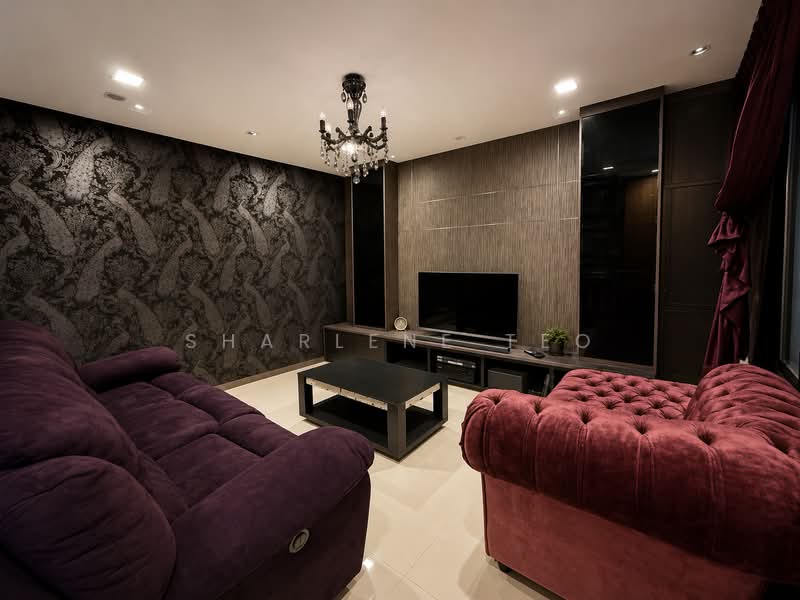 5,106 sqft Corner Terrace with Private Pool + Lift + Basement + Sauna. Just like a Mini Clubhouse, , 5 Bedrooms, 5,106 sqft, Corner Terrace For Sale, by Sharlene Teo, 500153814 - Living Room - PropertyGuru.com.sg