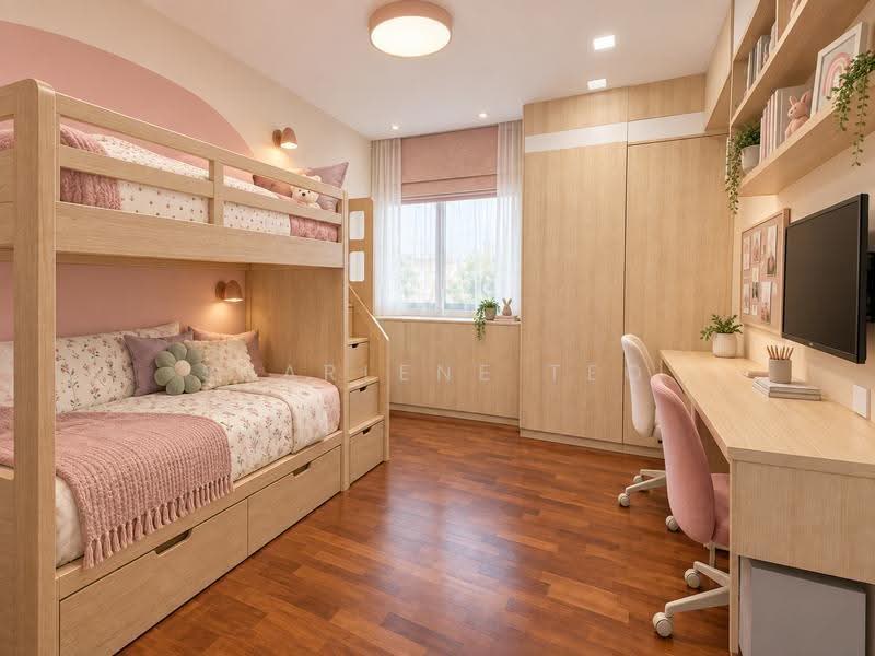 5,106 sqft Corner Terrace with Private Pool + Lift + Basement + Sauna. Just like a Mini Clubhouse, Sembawang / Yishun, 5 Bedrooms, 5,106 sqft, Corner Terrace For Sale, by Sharlene Teo, 500153814 - (ID) Ensuite Bedroom - PropertyGuru.com.sg