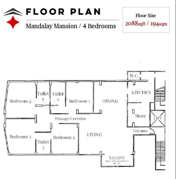Mandalay Mansion, 15 Minbu Road, 5 Bedrooms, 2,088 sqft, Apartment For Rent, by Sofia Zhang, 500153836 - PropertyGuru.com.sg