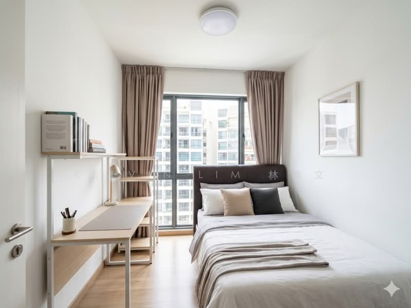 Riversound Residence, 1 Sengkang East Avenue, 4 Bedrooms, 1,259 sqft, Condominium For Rent, by Kelvin Lim 林德文, 500153840 - Bedroom - PropertyGuru.com.sg