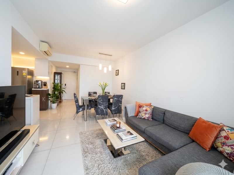 Riversound Residence, 1 Sengkang East Avenue, 4 Bedrooms, 1,259 sqft, Condominium For Rent, by Kelvin Lim 林德文, 500153840 - Living Room - PropertyGuru.com.sg