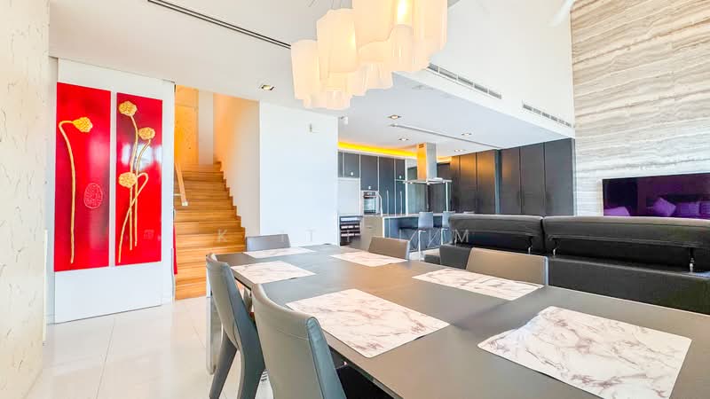 ⭐️ Award Winning Designer Unit /w Holland & Bukit Timah Views | Triplex Penthouse ⭐, , 5 Bedrooms, 4,510 sqft, Condominium For Sale, by Keith Lim, 500153873 - Dining Room - PropertyGuru.com.sg