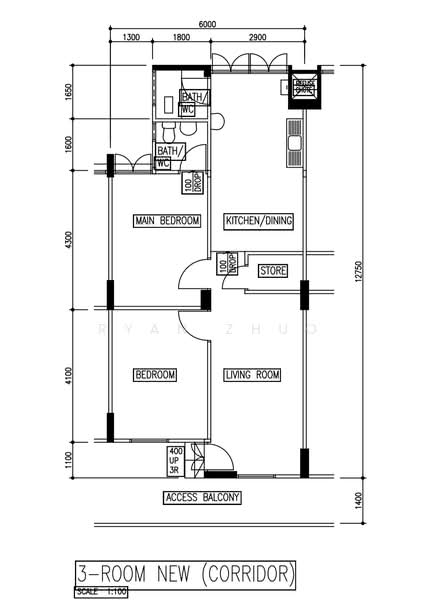 121 Yishun Street 11, 121 Yishun Street 11, 2 Bedrooms, 721 sqft, HDB Flat For Sale, by Ryan Zhuo, 500153877 - PropertyGuru.com.sg