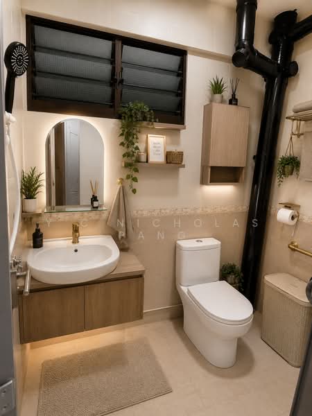 690 Hougang Street 61, 690 Hougang Street 61, 3 Bedrooms, 904 sqft, HDB Flat For Sale, by Y C Nicholas Pang, 500153938 - Bathroom - PropertyGuru.com.sg