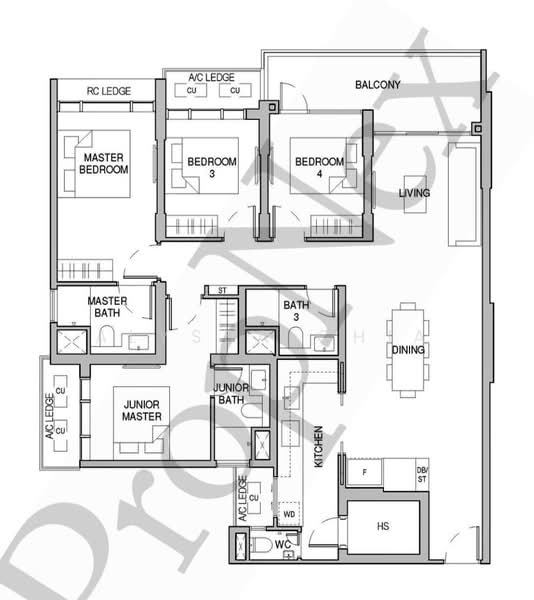 Sceneca Residence, Tanah Merah Kechil Link, 4 Bedrooms, 1,518 sqft, Condominium For Sale, by Alyssa Chia, 500154006 - PropertyGuru.com.sg