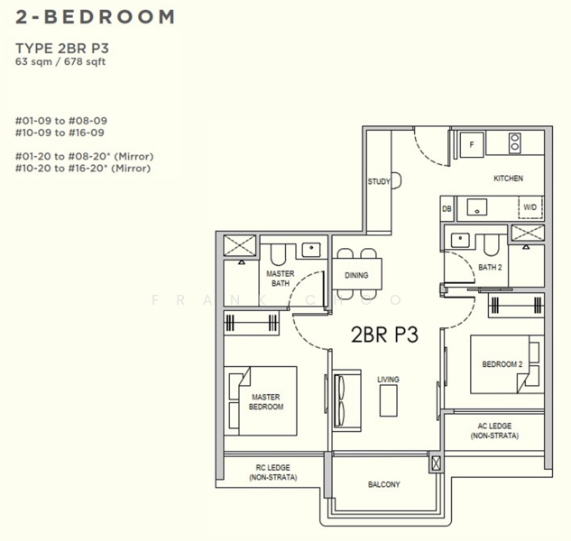 Lentor Gardens Residences, 68 Lentor Gardens, 2 Bedrooms, 646 sqft, Condominium For Sale, by Frank Choo, 500154133 - PropertyGuru.com.sg