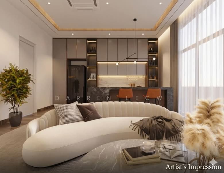 Freehold Corner Terrace. 1km to St Nic. Ideal for A&A or Rebuild, Jalan Leban | Jalan Kuras | Jalan Gelenggang | Sembawang Hills, 4 Bedrooms, 2,000 sqft, Corner Terrace For Sale, by Darren Leow, 500154147 - Living Room - PropertyGuru.com.sg