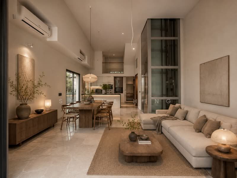 Belgravia Ace, 100 Belgravia Drive, 5 Bedrooms, 4,058 sqft, Semi-Detached House For Sale, by Sheena Heng, 500154204 - Living Room - PropertyGuru.com.sg