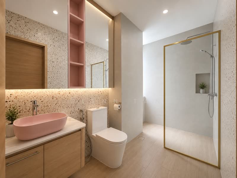 Highland Road, Highland Road, Jansen Road, Kovan Road, Hillside Drive, Glasgow Road, Lowland Road, Parry Avenue, Philips Avenue, 5 Bedrooms, 3,387 sqft, Corner Terrace For Sale, by Glenn Tan, 500154208 - Level 2 Bathroom - PropertyGuru.com.sg
