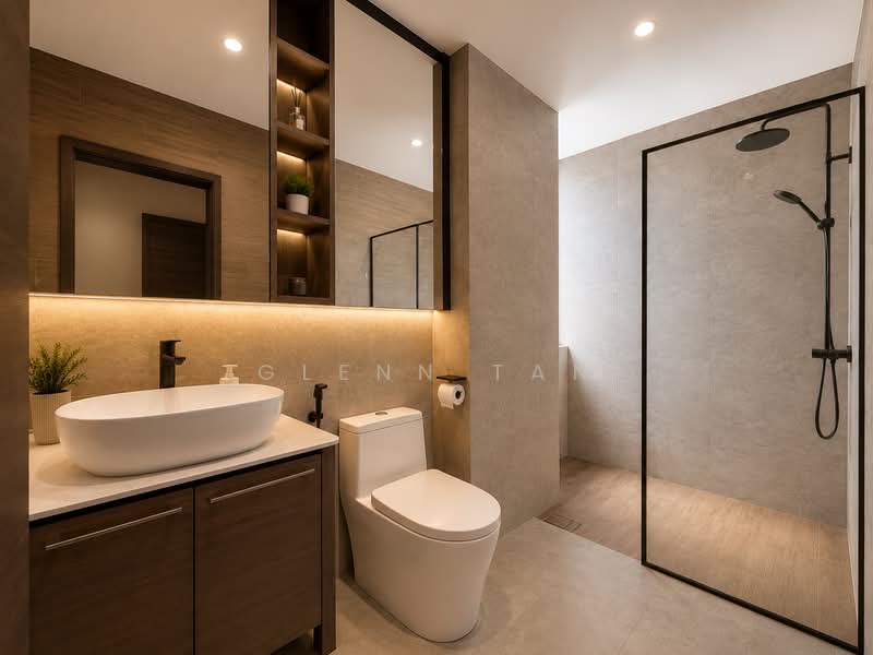 Highland Road, Highland Road, Jansen Road, Kovan Road, Hillside Drive, Glasgow Road, Lowland Road, Parry Avenue, Philips Avenue, 5 Bedrooms, 3,387 sqft, Corner Terrace For Sale, by Glenn Tan, 500154208 - Level 3 Bathroom - PropertyGuru.com.sg