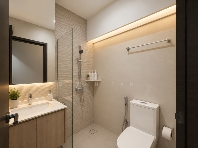 Highland Road, Highland Road, Jansen Road, Kovan Road, Hillside Drive, Glasgow Road, Lowland Road, Parry Avenue, Philips Avenue, 5 Bedrooms, 3,387 sqft, Corner Terrace For Sale, by Glenn Tan, 500154208 - Level 1 Bathroom - PropertyGuru.com.sg