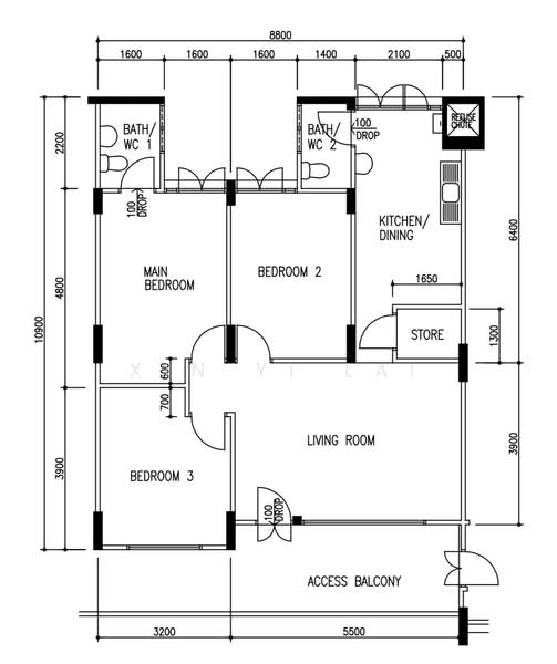 338 Bukit Batok Street 34, 338 Bukit Batok Street 34, 3 Bedrooms, 904 sqft, HDB Flat For Rent, by Xin Yi Lai, 500154325 - PropertyGuru.com.sg