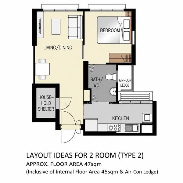 150A Corporation Drive, 150A Corporation Drive, 1 Bedroom, 506 sqft, HDB Flat For Sale, by Sim Yuxin, 500154357 - PropertyGuru.com.sg