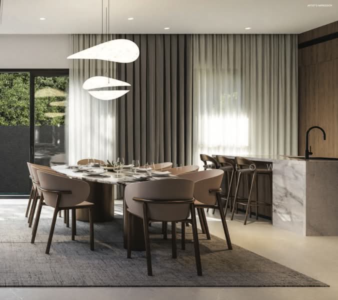 Brand New Siglap Freehold Semi-Detached | Estimated TOP Q3 2026, , 5 Bedrooms, 6,159 sqft, Semi-Detached House For Sale, by Christopher Low, 500154368 - Dining Room - PropertyGuru.com.sg